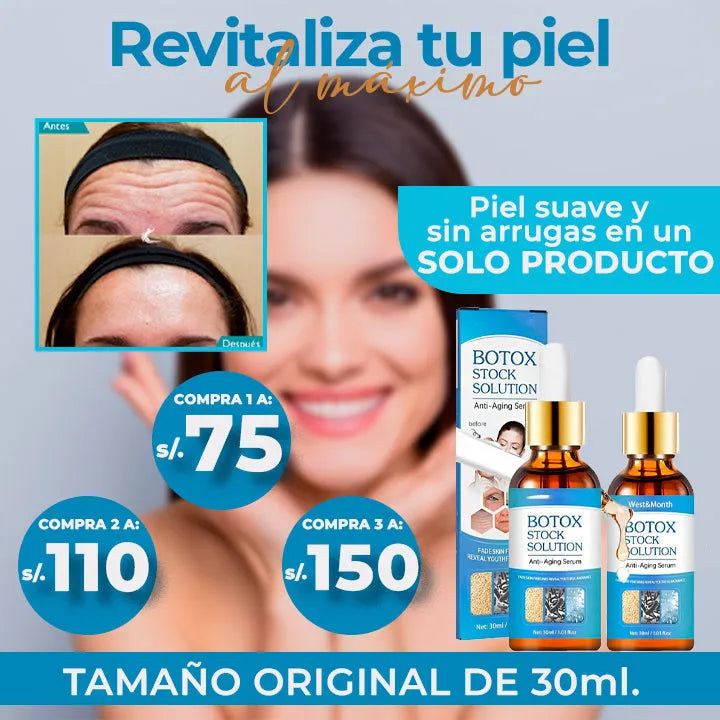 Botox Stock Solution Suero antiarrugas