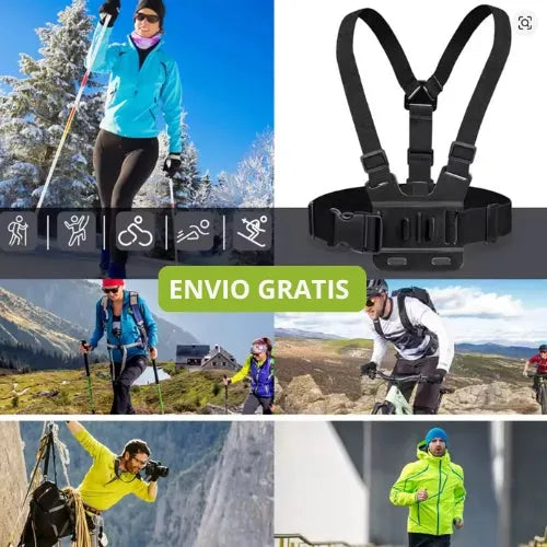 Arnés De Pecho + Kit Soporte Celular Ajustable en 360°
