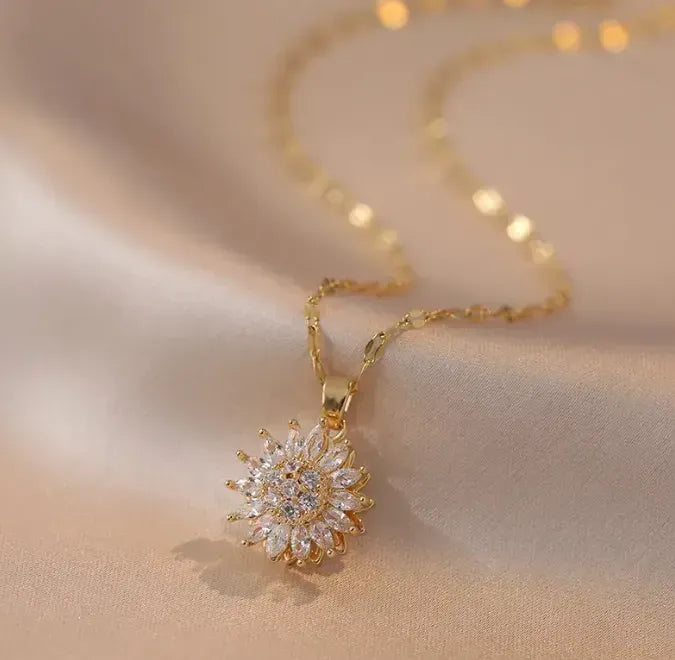 Collar de Girasol Giratorio + REGALO