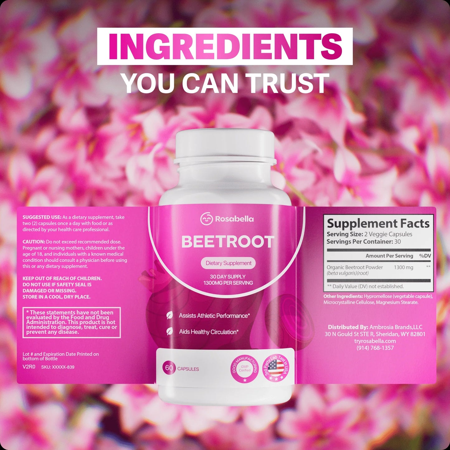 Beetroot 60 Cáps – Presión Arterial Saludable y Circulación Natural 🌿