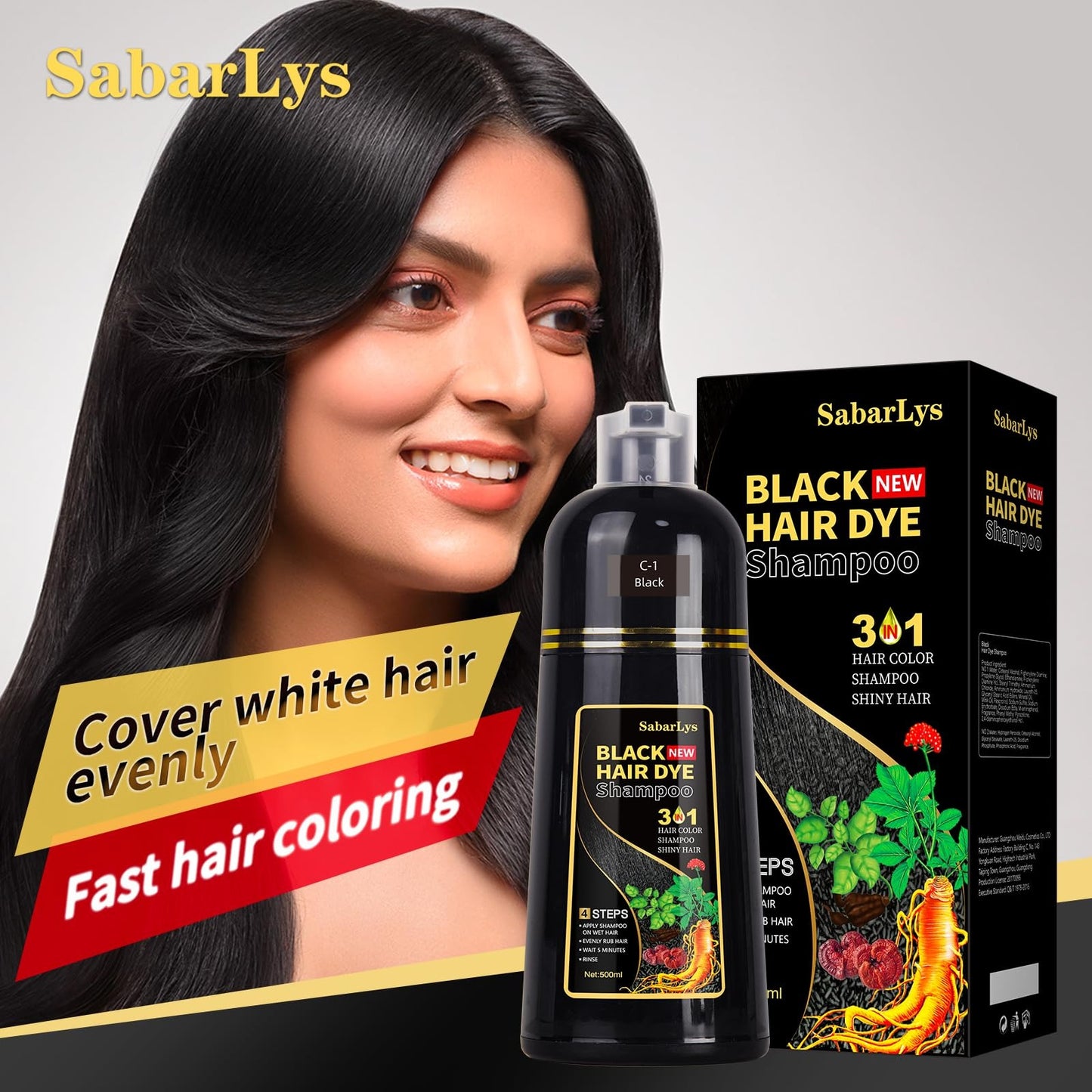 SHAMPOO 3 IN 1 CUBRE CANAS 100% ORIGINAL