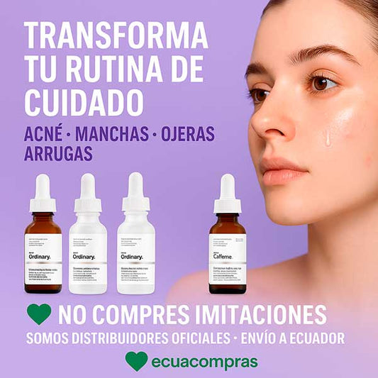 KIT 4X1 THE ORDINARY - REDUCE ACNE-MANCHAS-OJERAS-ARRUGAS