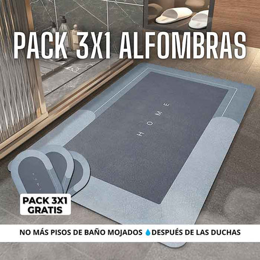 PACK 3X1 ALFOMBRA SUPERPRO ABSORBENTE