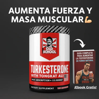 🔥TURKESTERONE - Aumenta tu rendimiento físico y mental🔥